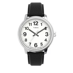Zegarki męskie - Zegarek Timex Easy Reader TW2V21200 Black/Silver - grafika 1