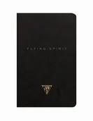 Zeszyty szkolne - Zeszyt Clairefontaine Flying Spirit B6, linie, czarny - miniaturka - grafika 1