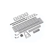 Pozostałe wyposażenie warsztatu - Element System Panel na narzędzia i pojemniki, 19 uchwytów na narzędzia, 4 pojemniki 11300-00004 - miniaturka - grafika 1