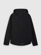 Kurtki i kamizelki sportowe męskie - 4F Kurtka trekkingowa membrana 15000 męska - czarna XL - miniaturka - grafika 1