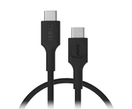 Kable USB - Kabel USB-C 0,3m 100W Greencell PowerFlex Szybkie Ładowanie PD Panther Black - miniaturka - grafika 1
