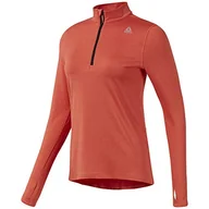 Bluzy damskie - Reebok Damska bluza z zamkiem 1/4 - miniaturka - grafika 1