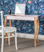 Toaletki - Toaletka LILLO z Lusterkiem - 105x35cm Różowa - miniaturka - grafika 1