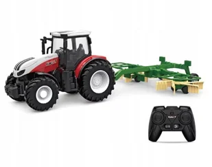 Zabawka Dla Dzieci, Zdalnie Sterowany Traktor Ze Zgrabiarką - Zabawki zdalnie sterowane - miniaturka - grafika 1