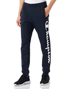 Champion Męskie spodnie treningowe Authentic Pants Maxi Logo, niebieski morski, L - Spodenki męskie - miniaturka - grafika 1