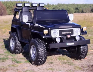 Toyota Land Cruiser Na Akumulator 4x4 Czarny /s316 - Pojazdy elektryczne dla dzieci - miniaturka - grafika 3