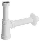 Syfony - Bruckner Akcesoria - Syfon zlewowy 1 1/4, odpływ 40 mm, biały 151.109.0 - miniaturka - grafika 1