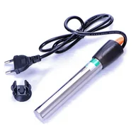 Akwaria i zestawy akwarystyczne - Lansenfish Steel Heater 50W - Stalowa Grzałka Z Termostatem Do Akwarium 40L - 80L - miniaturka - grafika 1