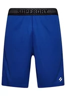 Spodenki damskie - Superdry Męskie szorty Core Relaxed, Niebieski Mazarynowy, L - miniaturka - grafika 1