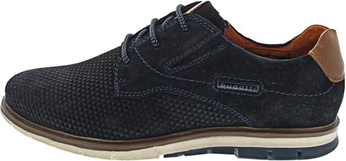 bugatti Męskie buty sznurowane 331-9711s, Ciemnoniebieski, 44 EU