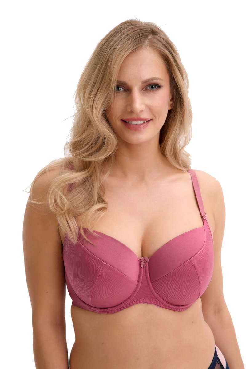 Biustonosz Full Cup Kate 281 usztywniany magenta 80B