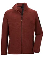 Kurtki męskie - Killtec Męska kurtka polarowa ze stójką KOW 28 MN KNTFLC JCKT, wypalana czerwień, 4XL, 38631-000 - miniaturka - grafika 1