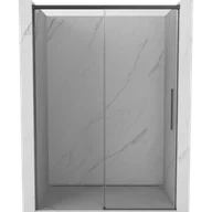 Ścianki i drzwi prysznicowe - Mexen Rox drzwi prysznicowe rozsuwane 155 cm, transparent, gun gray szczotkowany - 8C2-155-000-66-00 - miniaturka - grafika 1