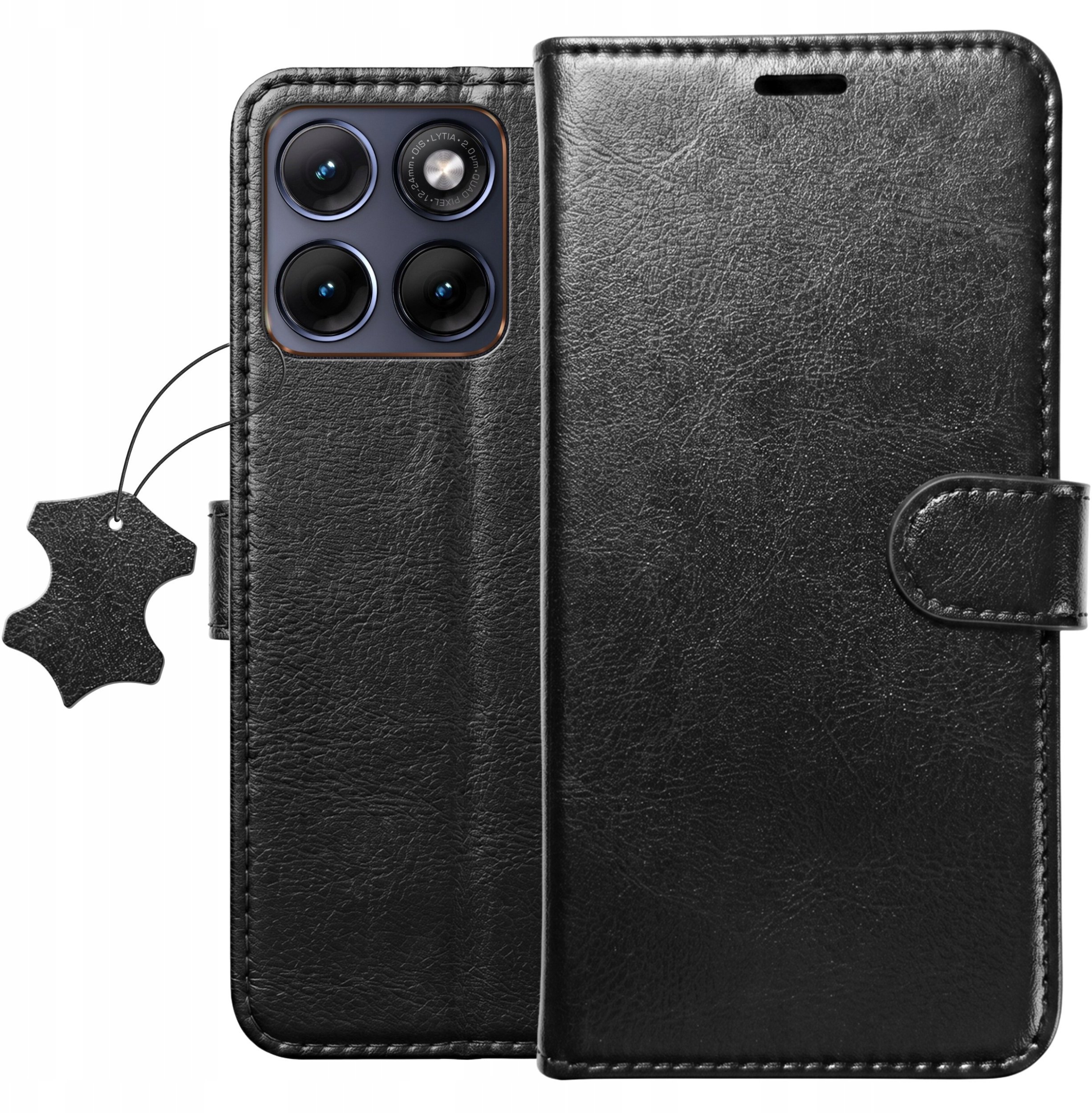 krainaGSM Etui Z Klapką Do Motorola Edge 70 Fusion Skórzane Portfel Case