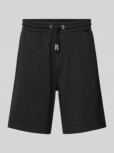 Szorty z dzianiny dresowej o kroju regular fit z detalem z logo - Spodenki męskie Szorty z dzianiny dresowej o kroju regular fit z detalem z logo - Spodenki męskie - miniaturka - grafika 1