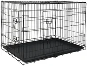 Sprzęt podróżny i transportery dla psów - Wielofunkcyjna metalowa klatka - kojec dla psa, kota i innych zwierząt XL - miniaturka - grafika 1
