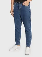 Spodnie męskie - Solid Jeansy 21104099 Granatowy Relaxed Fit - miniaturka - grafika 1