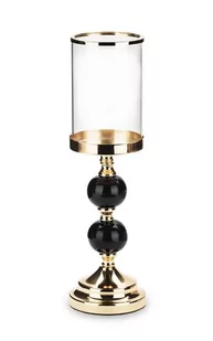 Art-pol LAMPION ŚWIECZNIK LATARENKA SZKLANY 44x11 134156 - Lampiony i znicze - miniaturka - grafika 1