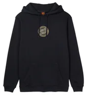 Bluzy męskie - bluza męska SANTA CRUZ Carved MFG Front Hood Black - miniaturka - grafika 1