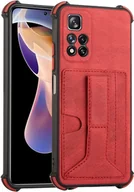 Etui i futerały do telefonów - Pokrowiec König Design kompatybilny z Xiaomi Redmi Note 11 Pro / Note 11 Pro+ 5G - plastikowe, miękkie etui na telefon komórkowy w kolorze czerwonym - miniaturka - grafika 1