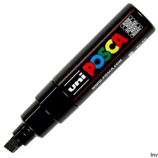 Uni Marker plakatowy 0.8mm czarny ścięty Posca PC8K - Markery permanentne - miniaturka - grafika 1