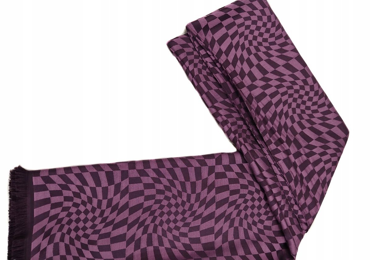 SZAL damski z frędzlami BAWEŁNIANY