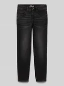 Spodnie i spodenki dla chłopców - Jeansy o kroju slim fit z mieszanki bawełny - miniaturka - grafika 1