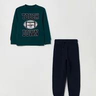 Dresy i komplety dla chłopców - Komplet (bluza + spodnie) dziecięcy OVS 1896954 116 cm Zielony (8057274420685) - miniaturka - grafika 1