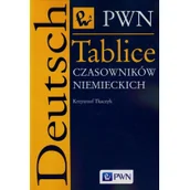 Książki do nauki języka niemieckiego - Wydawnictwo Naukowe PWN Tablice czasowników niemieckich - Krzysztof Tkaczyk - miniaturka - grafika 1
