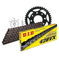 Części motocyklowe - Zestaw łańcuchów DID stal 428VX / 120 nitowy zamek do Honda CM 125 ccm rok prod. 1982-1985 - miniaturka - grafika 1