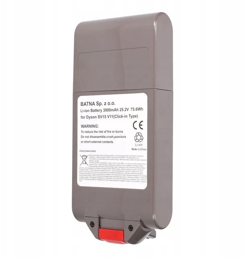 Bateria, akumulator do odkurzacza Dyson V11 Click type 25.2V 4000mAh