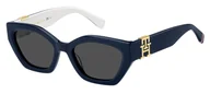 Okulary przeciwsłoneczne - Okulary TOMMY HILFIGER TH-1979-S-PJP. Okulary przeciwsłoneczne, Kolor niebieski. Kobieta. - miniaturka - grafika 1