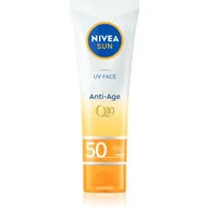 Balsamy i kremy do opalania - Nivea Sun Anti Age Q10 krem ochronny filtr 50 - miniaturka - grafika 1