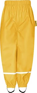 Spodnie i spodenki dla chłopców - Playshoes Dziecięce Spodnie Przeciwdeszczowe, Żółty, Rozmiar 116 - grafika 1