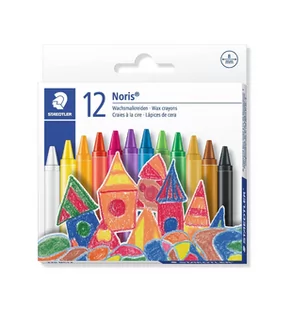 Staedtler Kredki świecowe 12 kolorów - Przybory szkolne - miniaturka - grafika 1