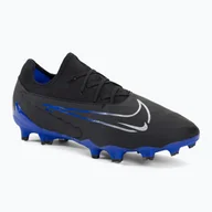 Piłka nożna - Buty do piłki nożnej Nike Phantom GX Pro FG black/chrome/hyper royal - miniaturka - grafika 1