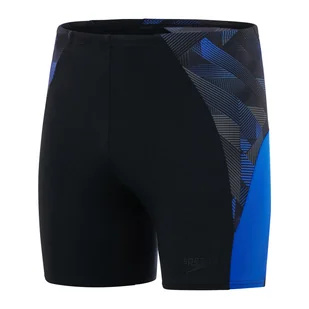 Męskie Bokserki kąpielowe SPEEDO ECO END+ SPL JAM AM 8-13445H037 – Czarny - Kąpielówki męskie - miniaturka - grafika 1