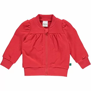 Kurtki i płaszcze dla dziewczynek - Fred's World by Green Cotton Sweat Puff Zip Jacket Baby, Lollipop, 92 cm - grafika 1