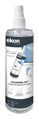 Inne artykuły do sprzątania - Ekon ECCLEAN250ML zestaw do czyszczenia urządzeń LCD/LED/Plasma, Telefon komórkowy/Smartfon Spray do czyszczenia i ściereczka do wycierania 250 ml - miniaturka - grafika 1