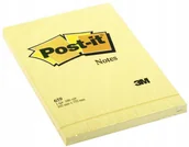 Zakładki indeksujące - Post-it Post-It 659 W konkurencyjnej notatki 6 bloki  100 arkuszy, żółty (102 X 152 MM) Żółty 659 - miniaturka - grafika 1