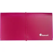 Teczki i skoroszyty - Titanum Teczki z przegródkami DL TDL12RE) - miniaturka - grafika 1