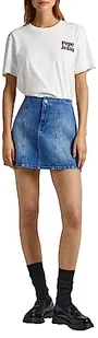 Pepe Jeans Damska spódnica Britney Noughties, Niebieski (denim), L - Spódnice - miniaturka - grafika 1