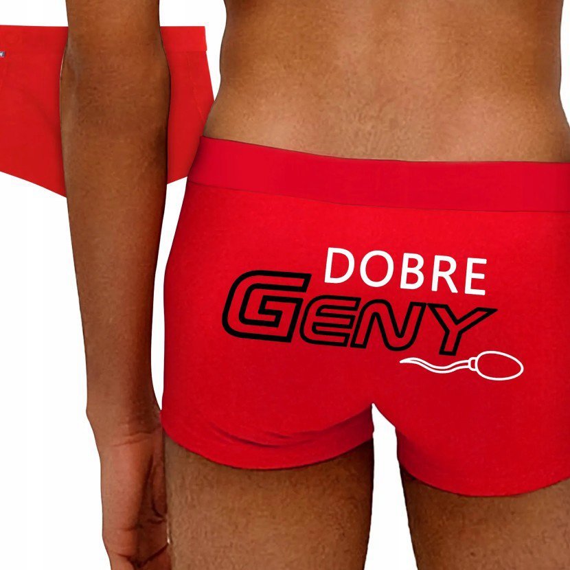 BOKSERKI Zabawny Prezent Dobre Geny MiX WZORÓW XL