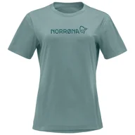 Koszulki sportowe damskie - Koszulka damska Norrona 29 cotton Norrøna viking T-shirt Rozmiar: M / Kolor: jasnoniebieski - miniaturka - grafika 1