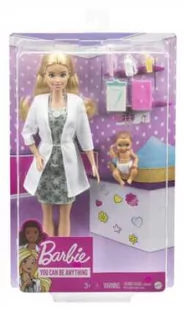 Mattel Brb Kariera Pediatra Lalka Gvk03 Wb4 - Lalki dla dziewczynek - miniaturka - grafika 2