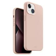 Etui i futerały do telefonów - UNIQ etui Lino iPhone 14 6,1" różowy/blush pinkt - miniaturka - grafika 1