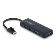 Huby USB - StarTech H5C4A-USB-HUB huby i koncentratory USB 3.2 Gen 1 (3.1 Gen 1) Type-C 5000 Mbit/s Czarny - miniaturka - grafika 1