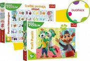 Puzzle - Trefl Trefliki Alfabet + puzzle 100 el - miniaturka - grafika 1