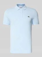 Koszulki męskie - Koszulka polo o kroju slim fit z czystej bawełny - miniaturka - grafika 1