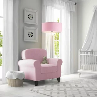 LAMPA STOJĄCA PODŁOGOWA DLA DZIECI XL BIAŁA/RÓŻOWY ABAŻUR KATE - Lampy stojące - miniaturka - grafika 1